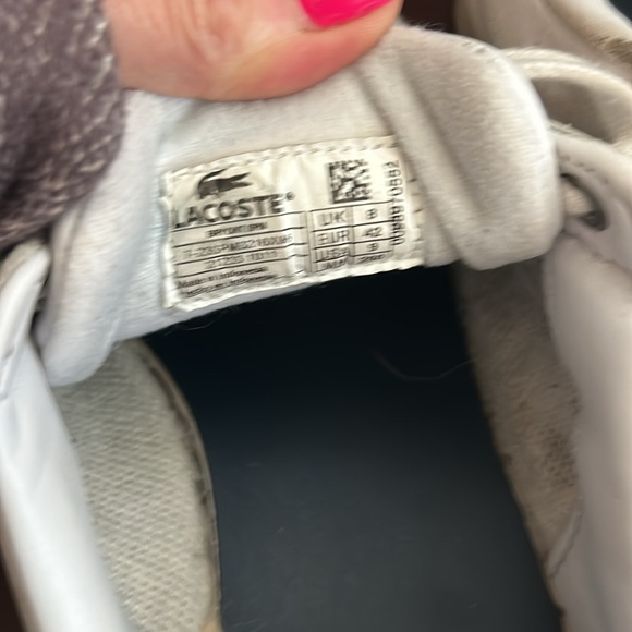 Lacoste runners. Leather. Lots of life left. Good used condition - Picture 2 of 6